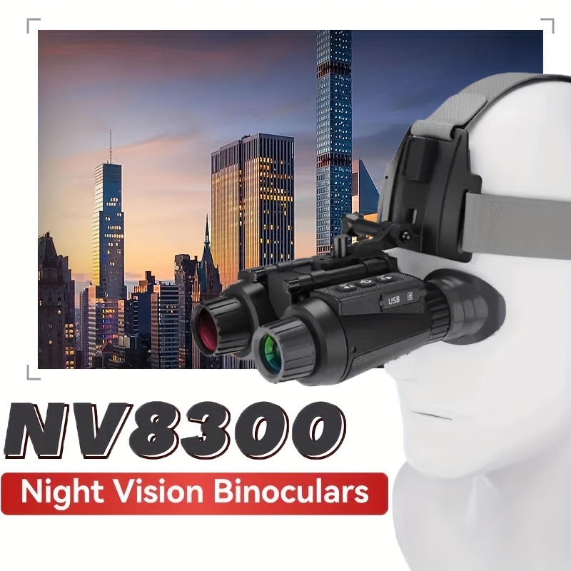 Gafas Visión Nocturna Montadas En Cabeza: Binoculares Visión - Temu