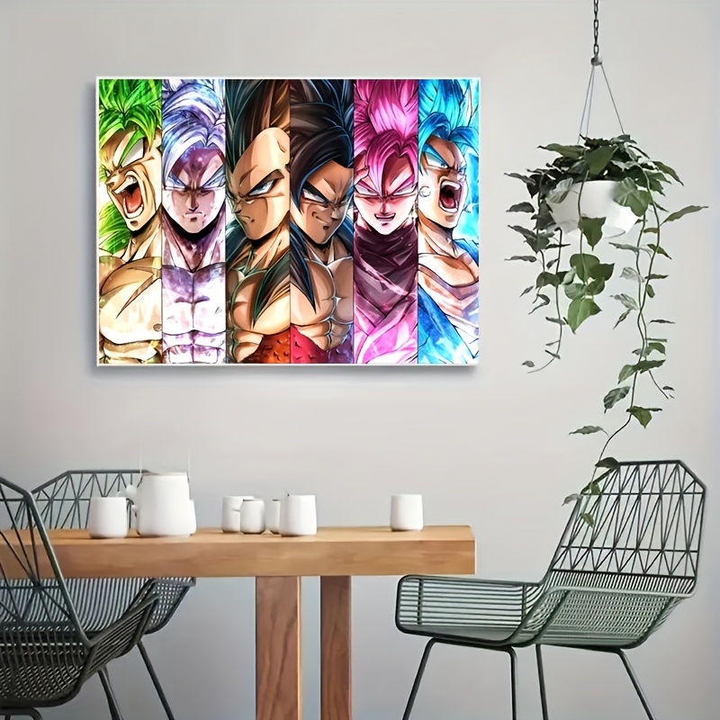 Majin Buu & Goku Dragon Ball Anime Cloth Wall Scroll Room Décor Easy-Hang  Poster