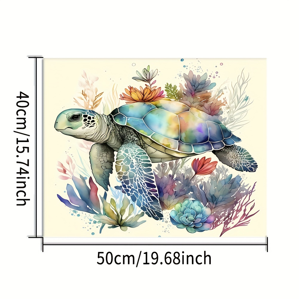 Acrylic Painting Set Sea Diy Paint By Numbers For Adults Beginner Colorful  Sea Turtle Paint By Numbers Kit Ocean Animal Painting By Numbers For Adults  Drawing Paintwork With Paintbrushes - Temu New