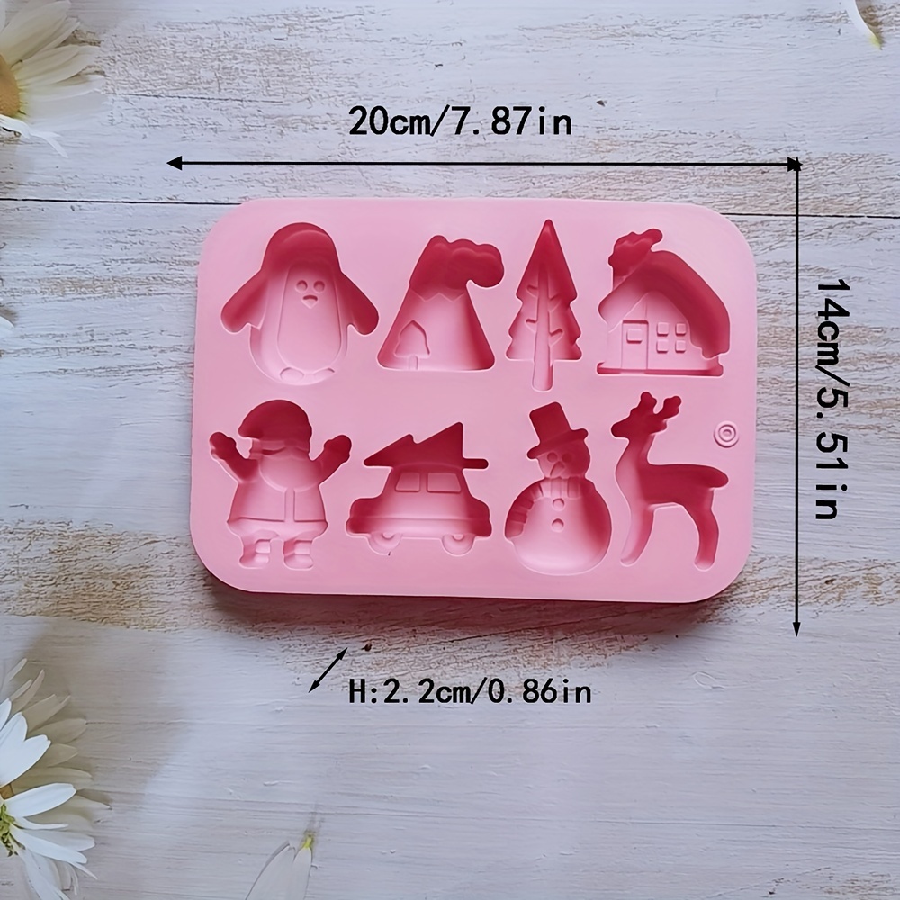 Christmas Snowflake Silicone Mold, 3d Fondant Mold For Diy Pudding  Chocolate Candy Desserts Gummy Handmade Soap Aromatherapy Candle Plaster  Polymer Clay Ice Cube, Bakeware, Cake Decorating Supplies, Baking Supplies,  Kitchen Items 