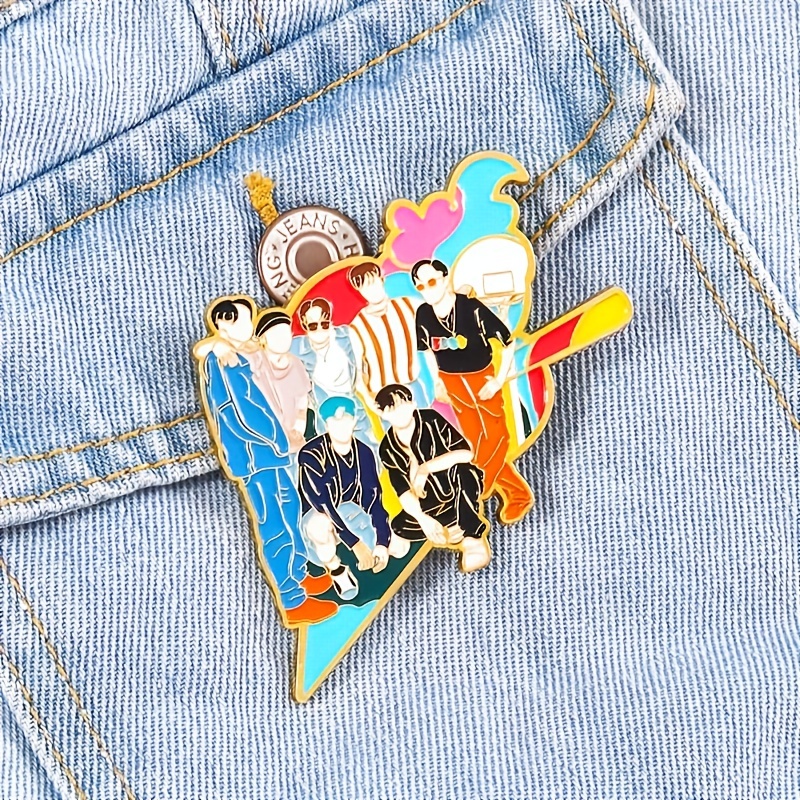 KPOP Émail Broche Accessoires Collection Dessin Animé Badge - Temu Belgium