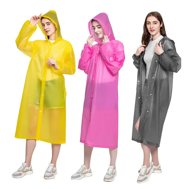 Springs Chubasquero impermeable para mujer, con capucha, equipo de lluvia  de trabajo altamente reflectante, traje de lluvia para correr, senderismo
