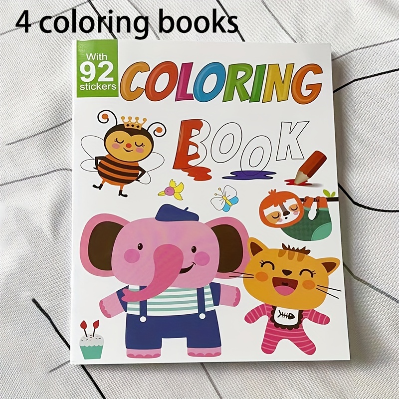 Libros Colorear Niños Libros Dibujo Niños Libros Dibujar - Temu