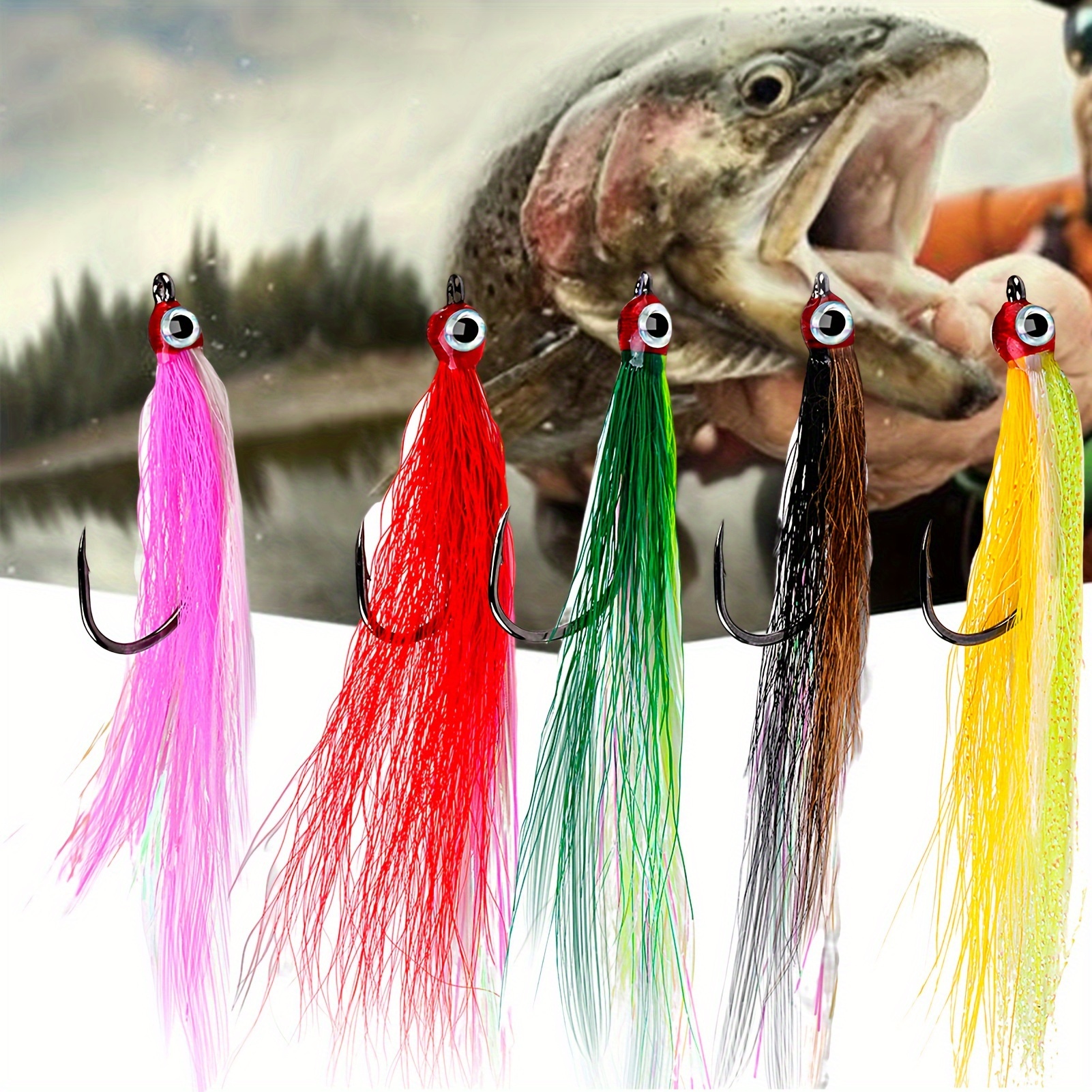 Anchor Hooks With Eyes Feather Hook Tied Hair Single Hook - Temu New Zealand