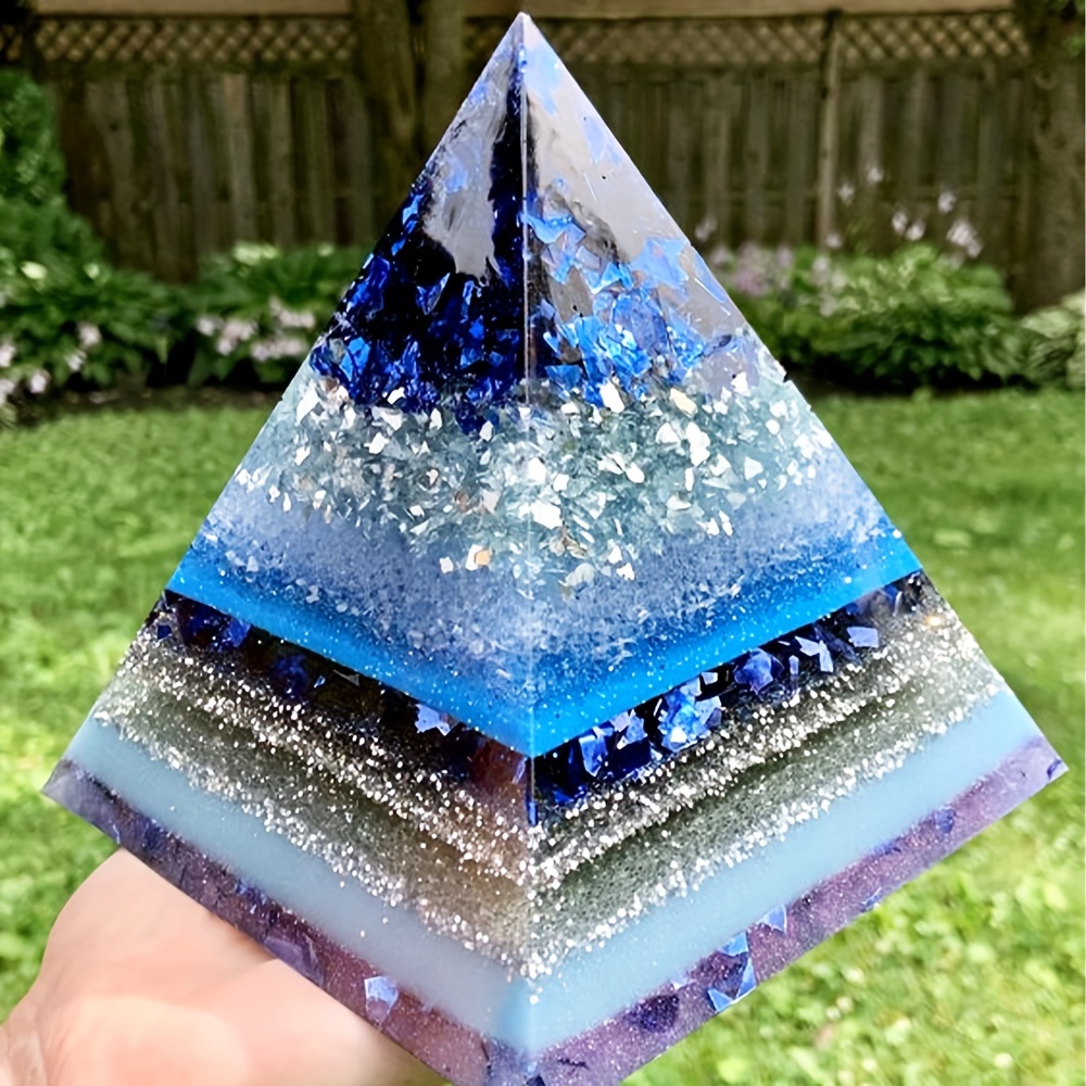 Resin and Crushed Glass Art