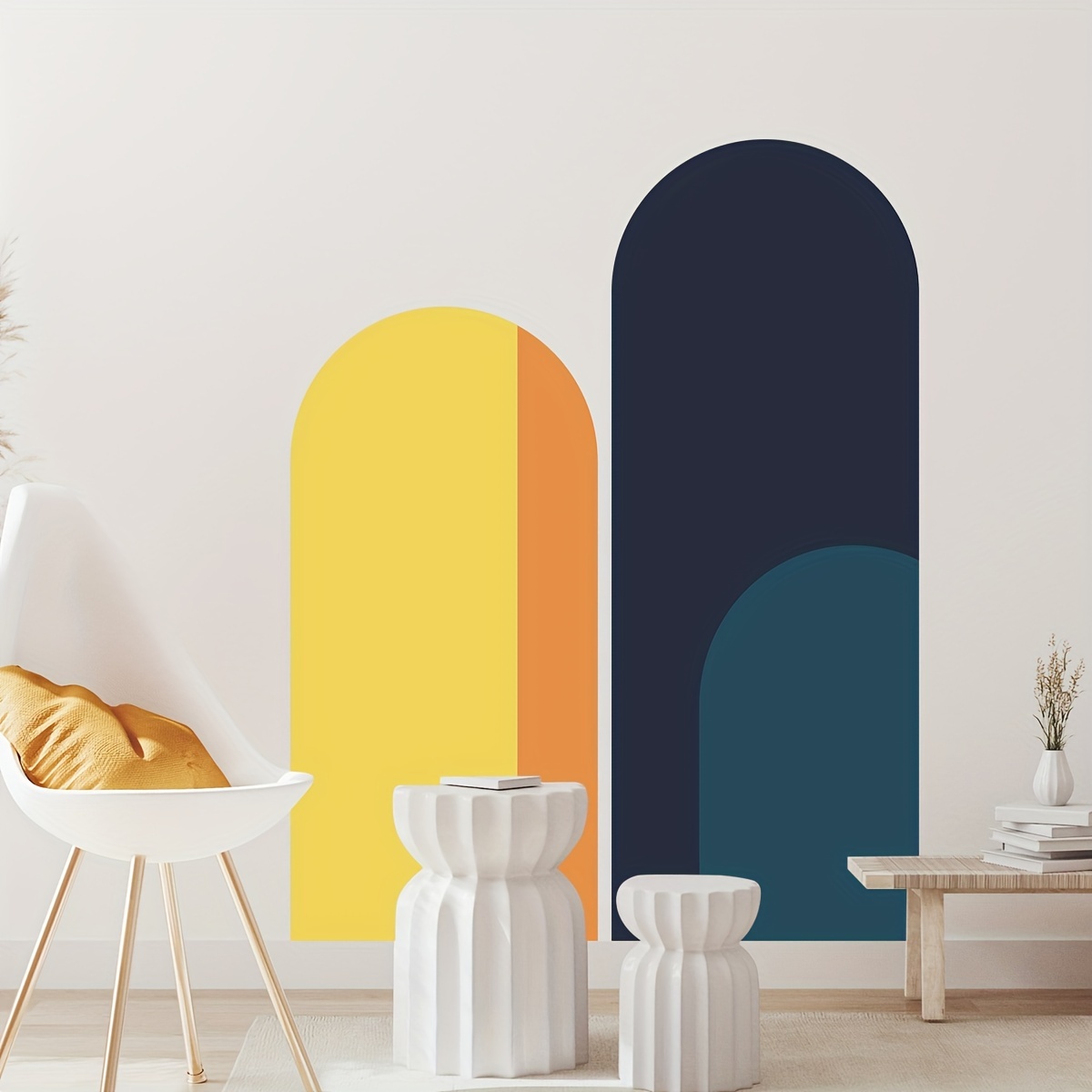 DIY Geometric Wall Decals : DIY Geometric Wall Art