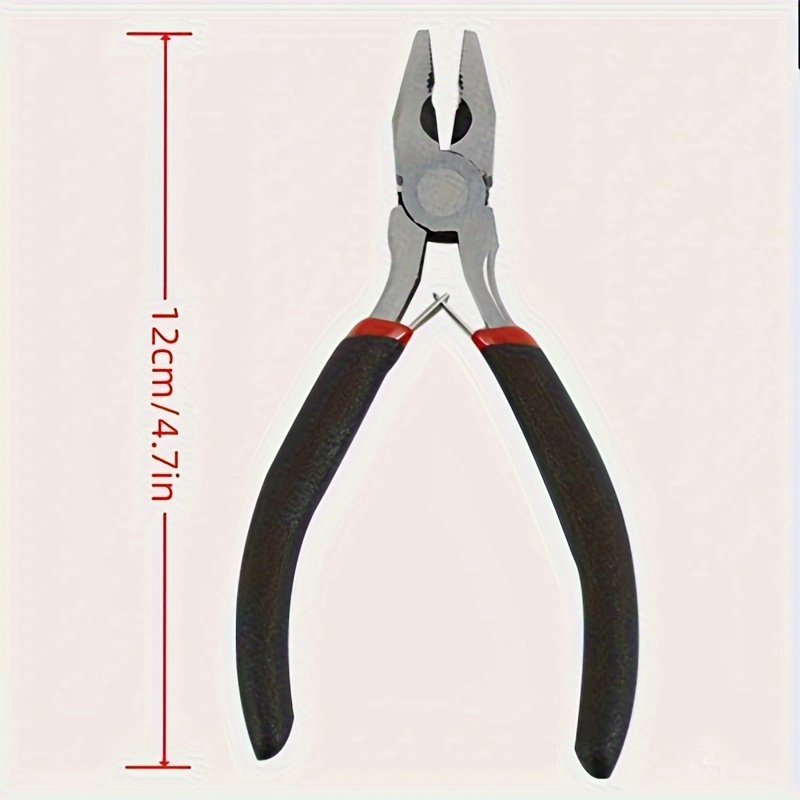 Small Cutting Pliers 12 Cm 4.7 Inch Side Cutter Black Grip Jewellery Tools  