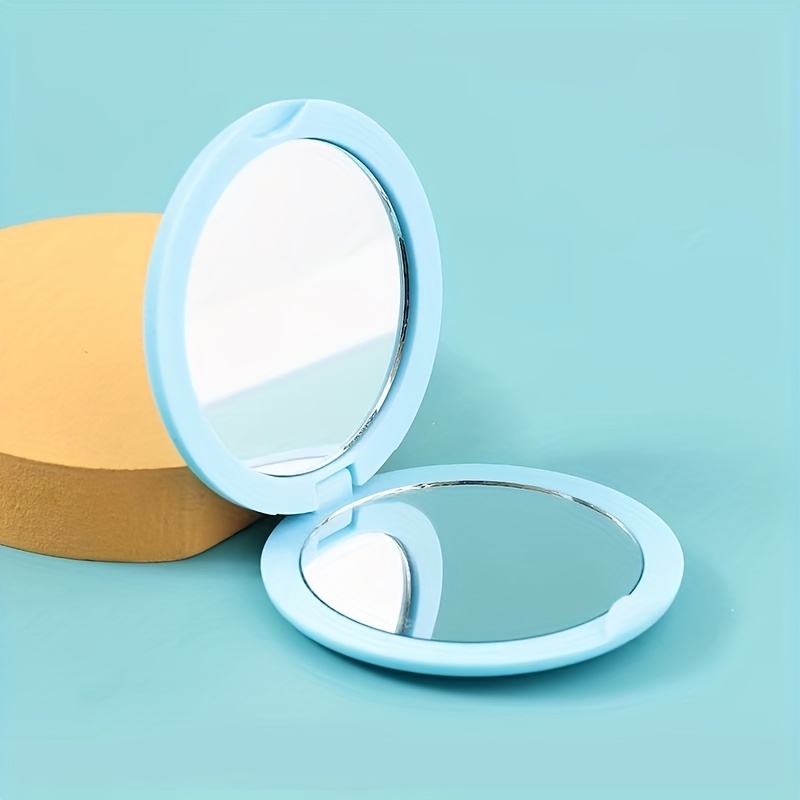 Miroir De Maquillage De Poche Pliable, 1 Miroir Cosmétique Compact