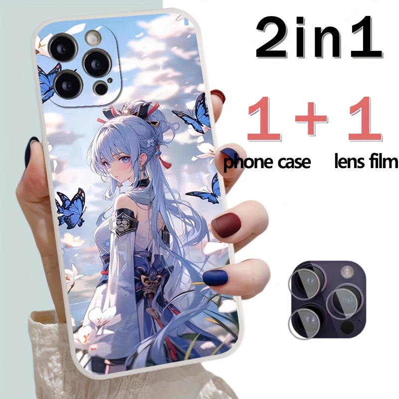 Super Cool Back To War Anime Case, 2-in-1 Case And Lens Film, Perfect Gift