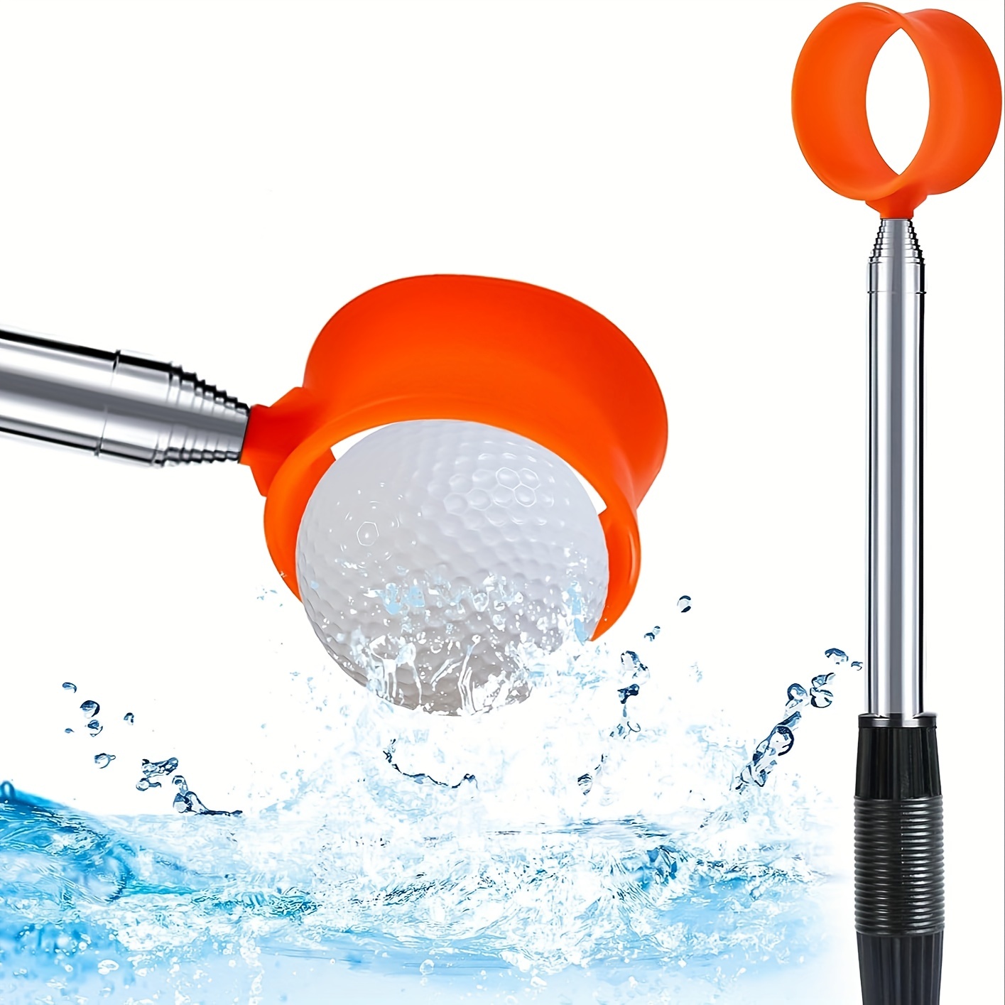 

Golf Ball Retriever, 9ft/12ft Aluminum Alloy Golf Ball Retriever, Telescopic Golf Accessories