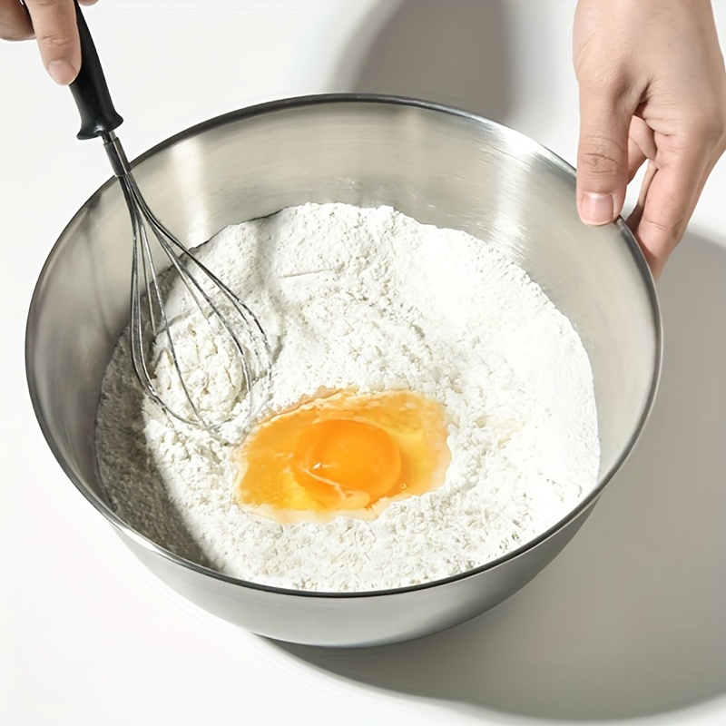 Stainless Steel Small Mixing Bowl Metallic Egg Bowl Chef - Temu United Arab  Emirates