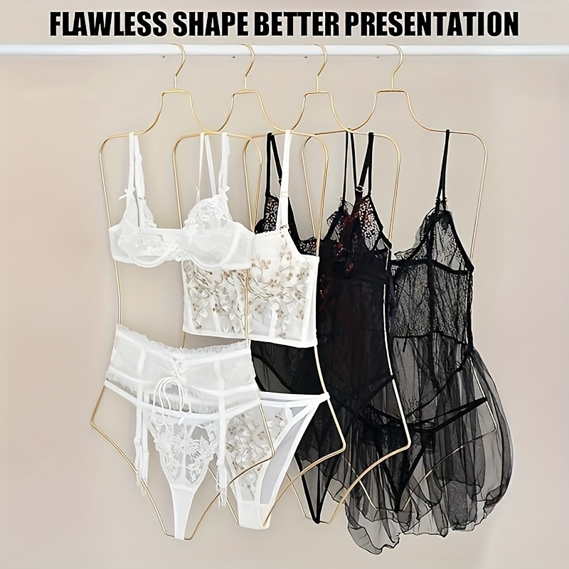 Plastic Bra And Panty Bib Hanger  Underwear Clip Drying Rack
