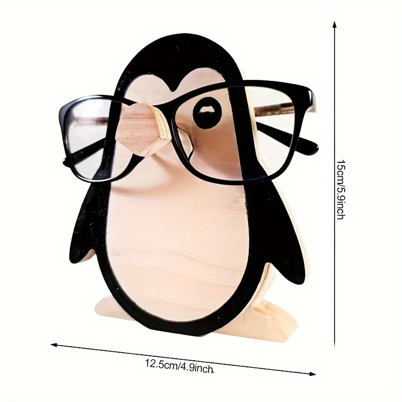 Wooden Eyeglass Holder Display Stand Creative Cute Animal Glasses