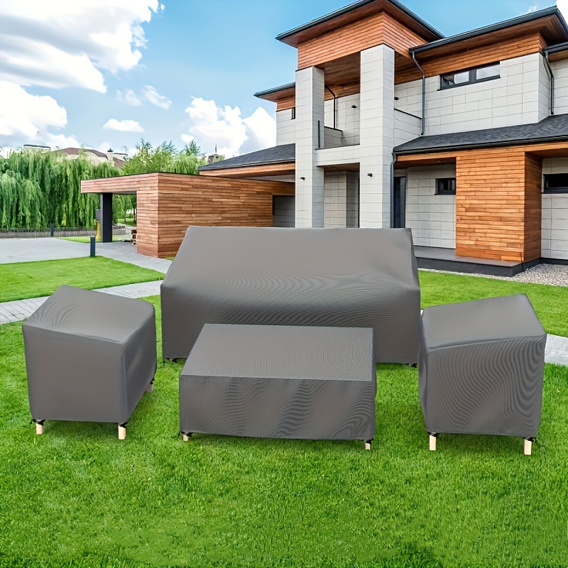 Juego de 3 piezas de muebles de patio para exteriores, 1 mesa plegable de  patio y 2 sillas para interiores y exteriores para patio, jardín (gris)