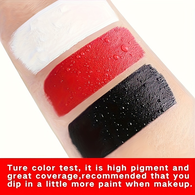 6 Colors Face Body Paint Halloween Makeup Cream Clown - Temu Austria