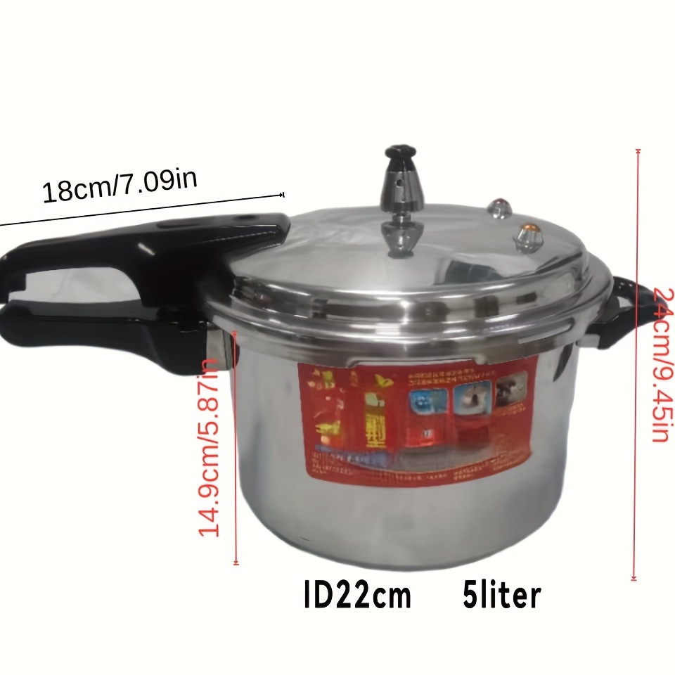 3L Aluminum Alloy Pressure Cooker 18cm Bottom Mini Pressure Cooker