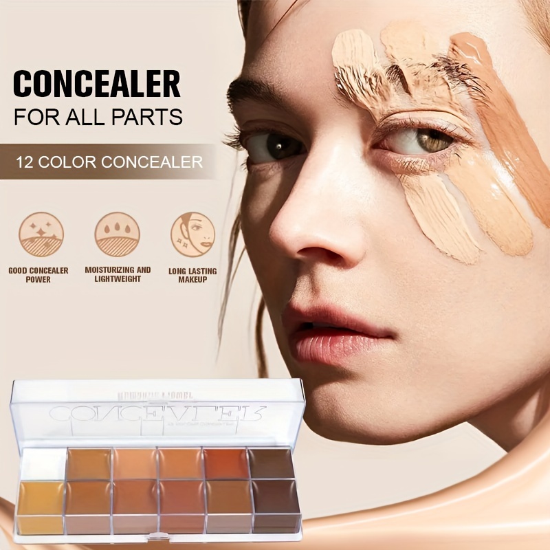 Concealer Palette Kit Waterproof Correcting Contour Cream Makeup Palette  For Women With Full Coverage Makeup For Skin - AliExpress
