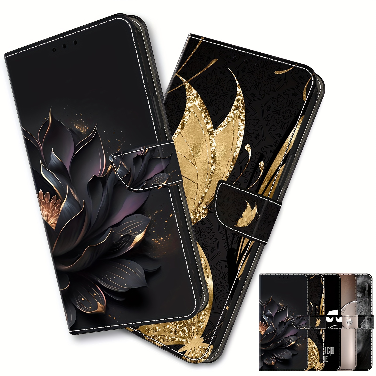 for iphone 6 6s 7 8 se2 3 x xs xr 11 12 13 14 15 mini plus pro max pu faux leather with card slot foldable stand flip wallet case for iphone 2