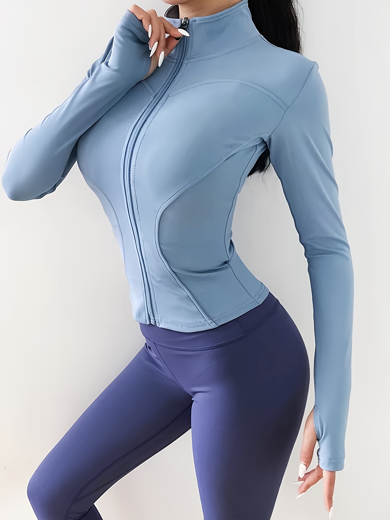 ZenFlex Long-Sleeved Zipper Yoga Jacket