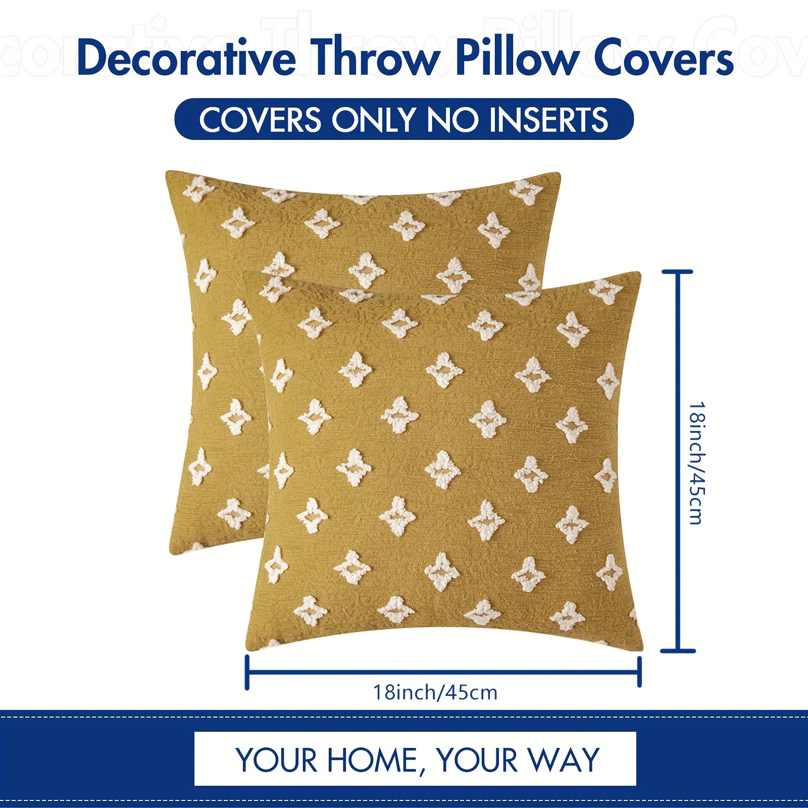 Throw Pillows Rhombic Jacquard Pillow With Insert Soft - Temu