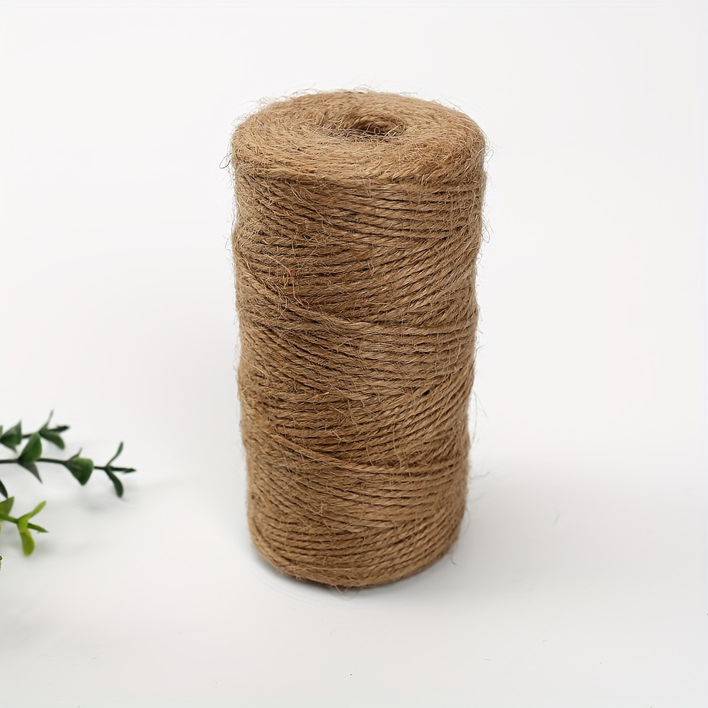 Natural Jute Rope Long Brown Rope Crafts Gift Wrapping - Temu Canada