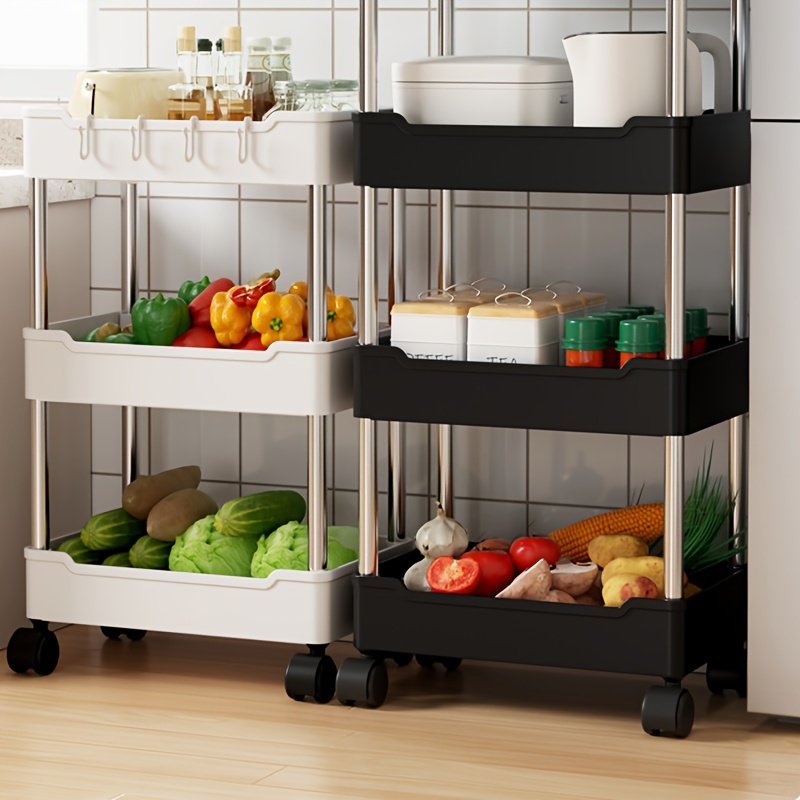 Kitchen Crevice Storage Rack Kitchen Pull out Storage Rack - Temu