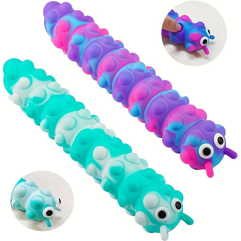 Pop Jouet Remuant Pressure Soulagement Silicone Bulles Popping Jeu Balle  Teal