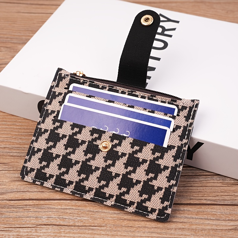 Men's Card Holder Minimalist Id Card Credit Card Holder Bank Card Holder  Coin Cash Purse - Temu