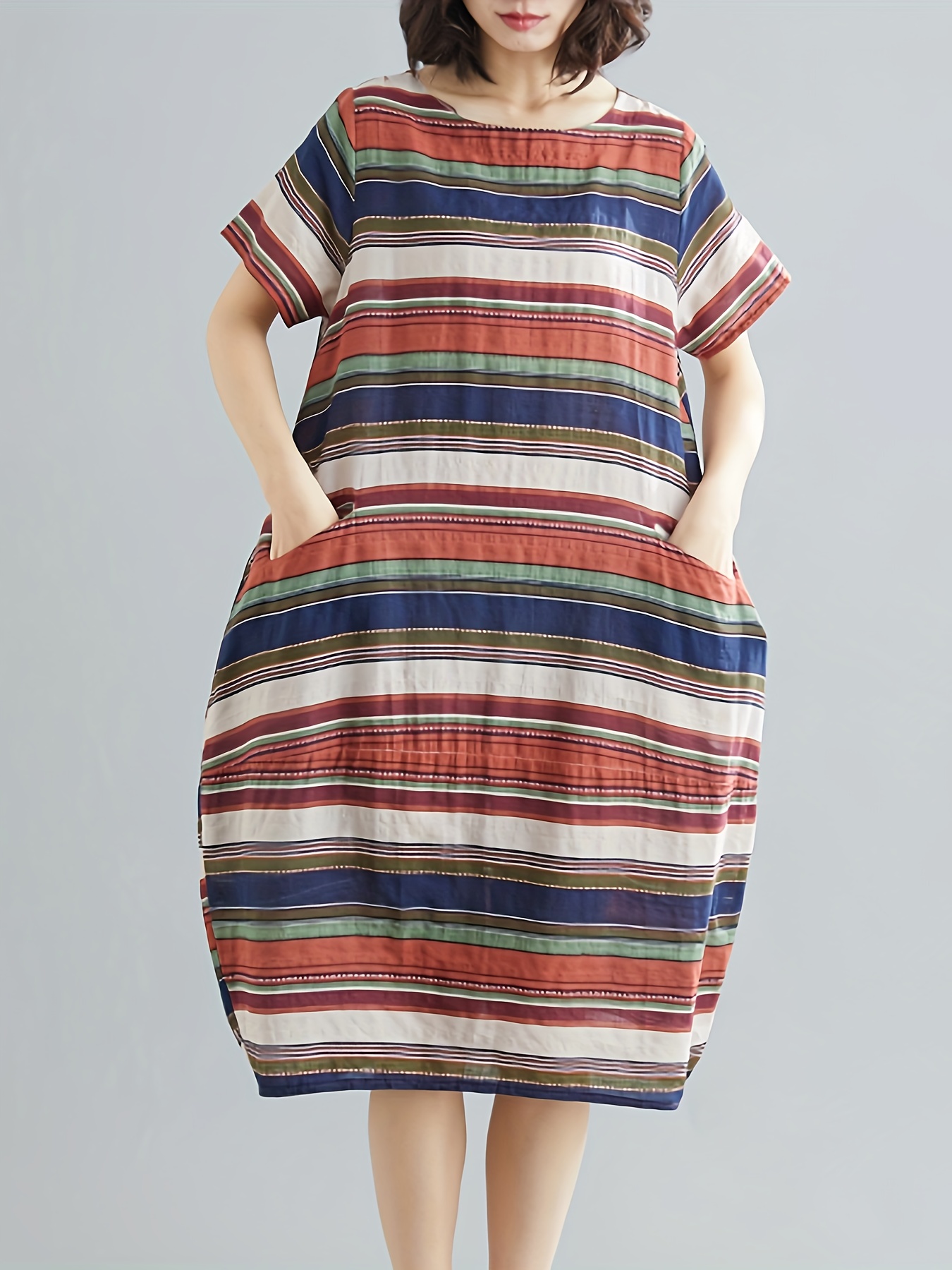 Striped Dress Women - Temu Canada