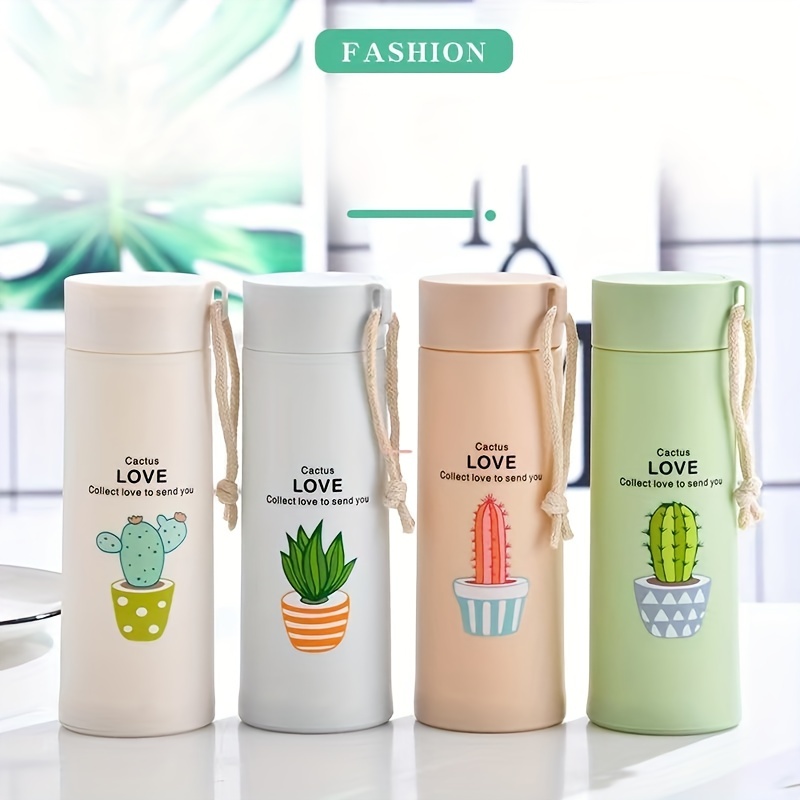 1pc Solid Color Portable Water Bottle