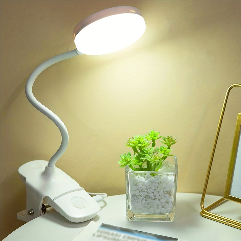 1pc Lampe De Bureau LED Avec Pince Clip Sur Les Lampes De - Temu Switzerland