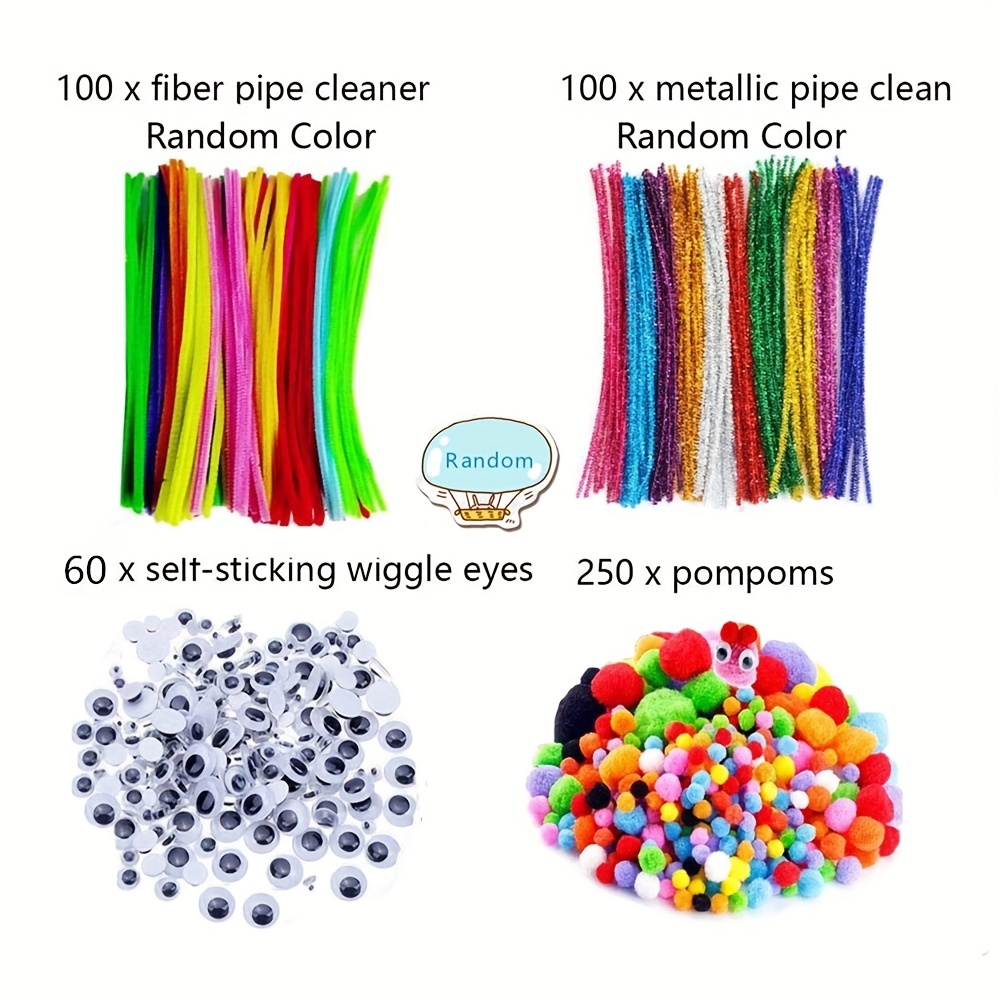 Chenille Stems: Multicolor - Set of 100 - STEM