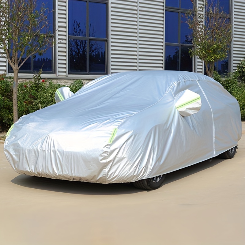 Oxford cloth car cover plus velvet rain protection sunscreen thickened heat  insulation whole car shade snow cover four seasons with car accessories