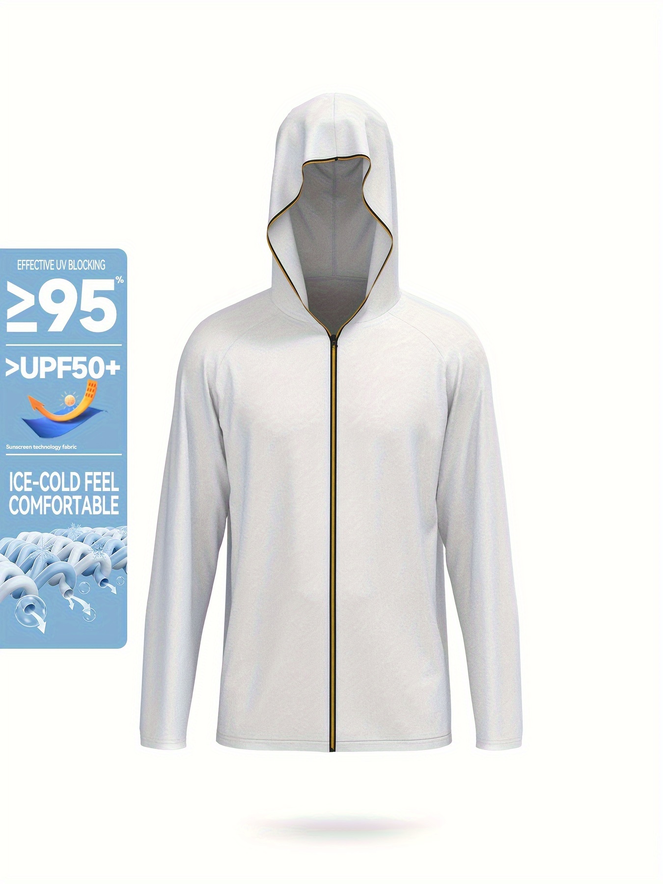 Dustproof Hooded Sunscreen Clothing Solid Color Sun - Temu