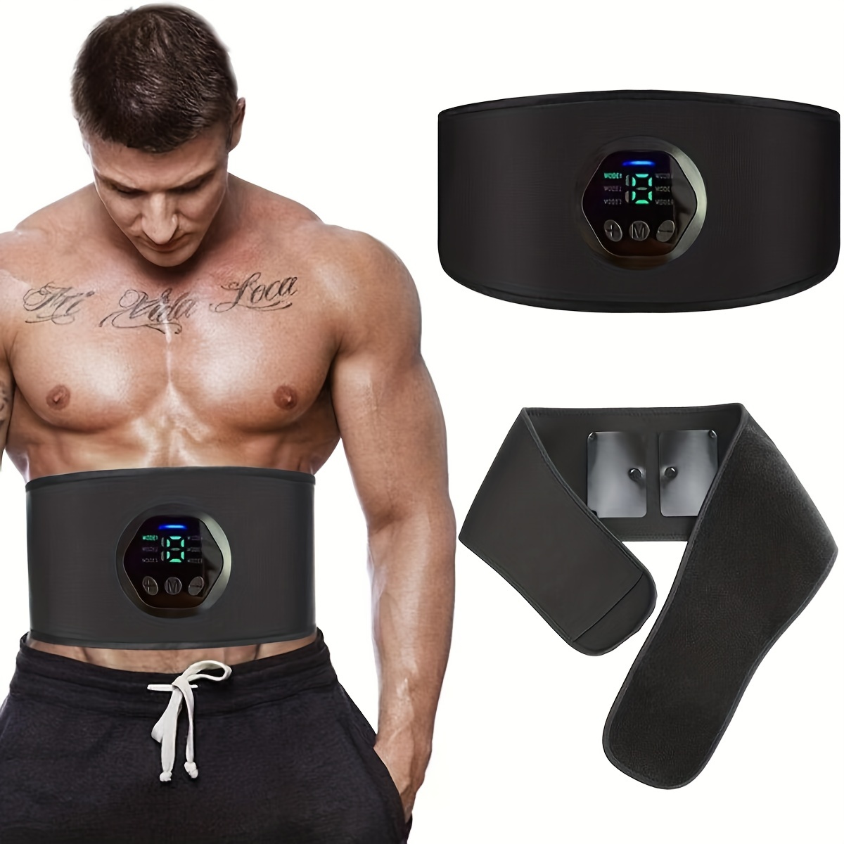 Buy EMS Trainer Abdominal Muscle Stimulator Waist Support Belt