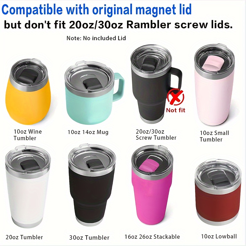 Replacement Magnetic Slide block Apply to yeti lid 10 oz, 16 oz, 20 oz, 26  oz