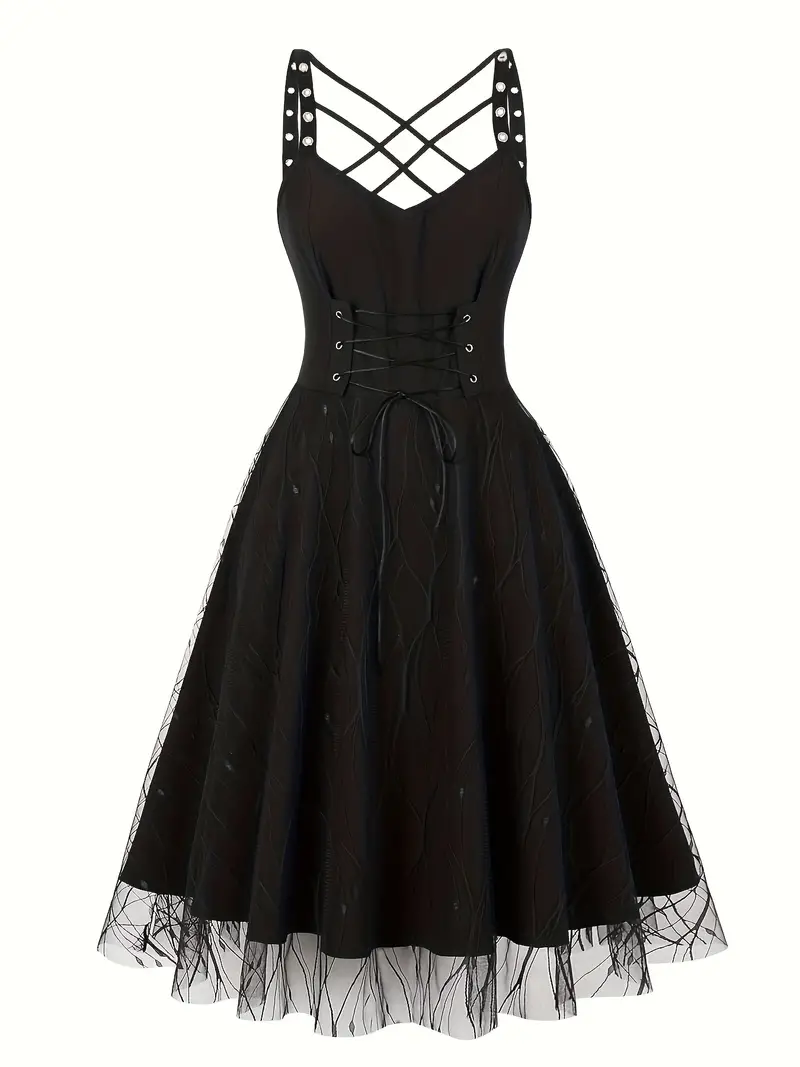 Gothic Corset Dress - Temu
