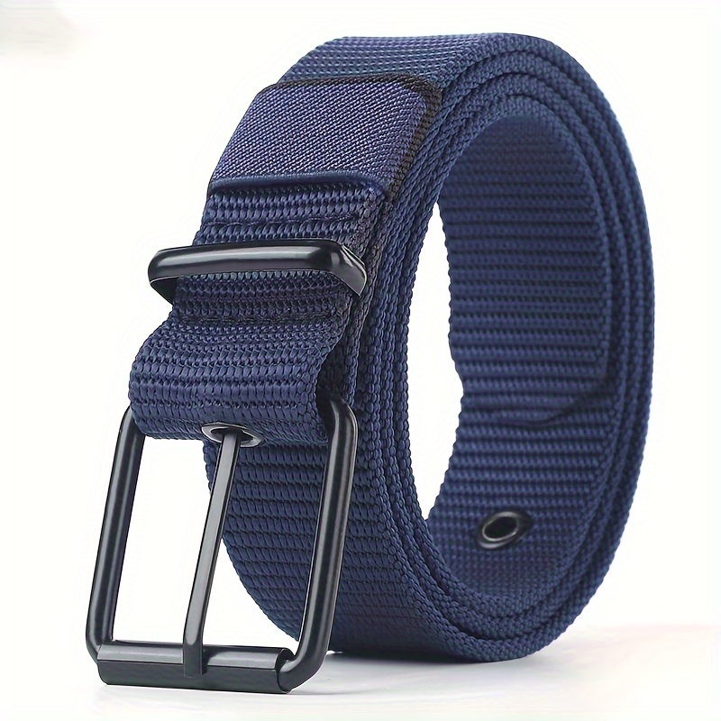 Breathable Nylon Fabric Belt Student Youth Belt Pin Buckle Trousers Jeans  Belt - Jewelry & Accessories - Temu Canada