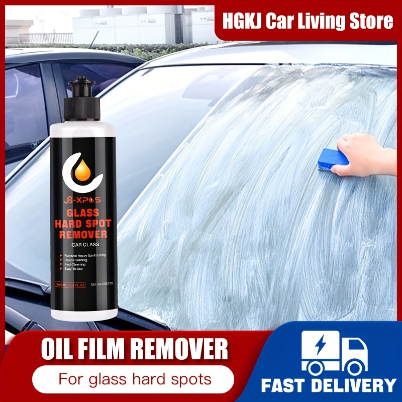 Removedor de aceite de vidrio para coche, elimina las manchas pesadas,  desengrasante para pulido de vidrio, agente antiniebla Universal a prueba  de ll