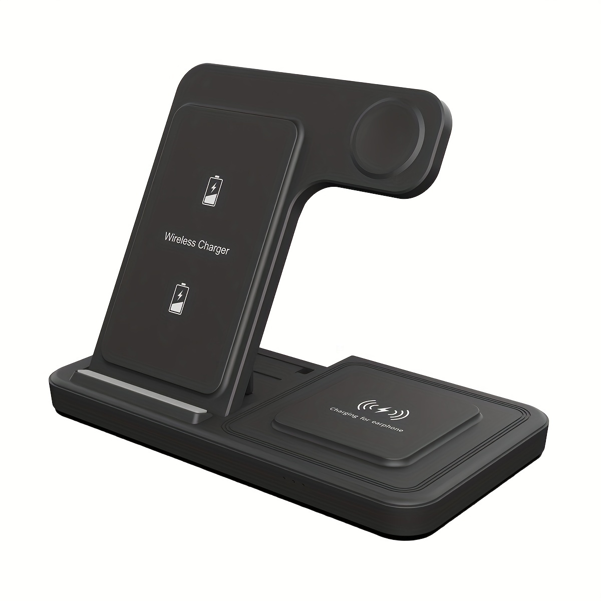 Intoval Cargador inalámbrico portátil 3 en 1 para Apple iPhone, Watch y  Airpods, estación de carga rápida para viajes, compatible con iPhone 15