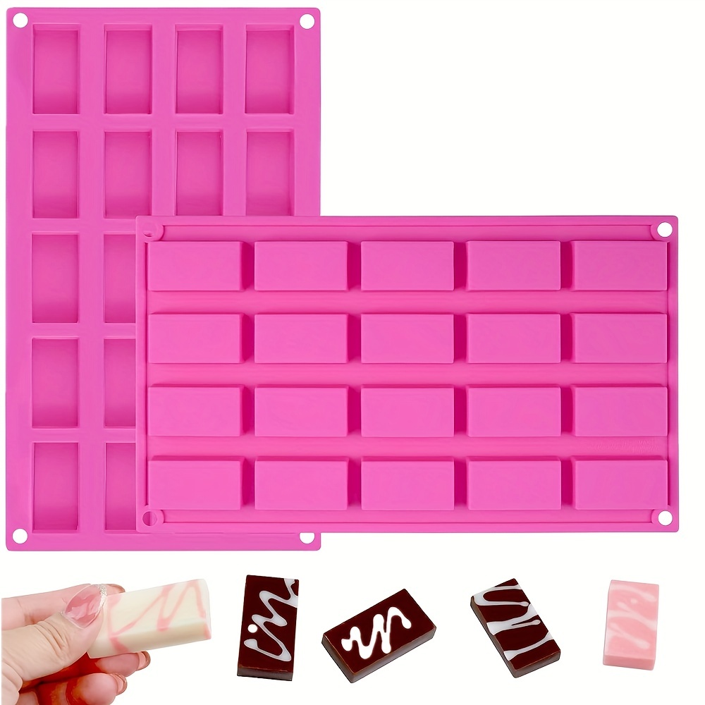 Chocolate Silicone Molds Square Candy Molds For Caramel, Gummy, Ice Cube -  Temu