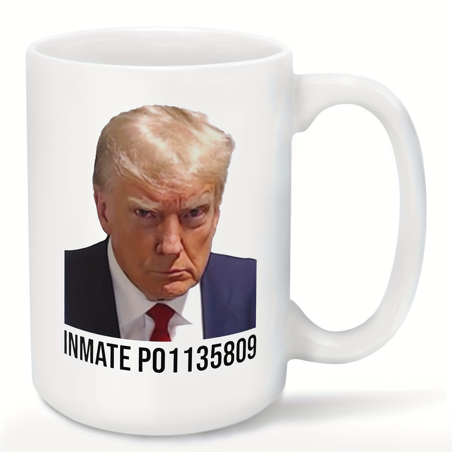 Trump Mug Shot Mug Funny Donald Trump Police Mugshot Photo - Temu