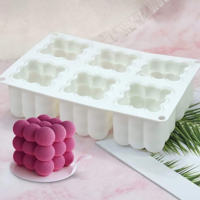 3D Jelly Pudding Cupcake Silicone Molds Cake Decorating Tools Bakeware French Dessert Mousse Cake Mold Baking Cupcake Silicone Mousse Mold - 6