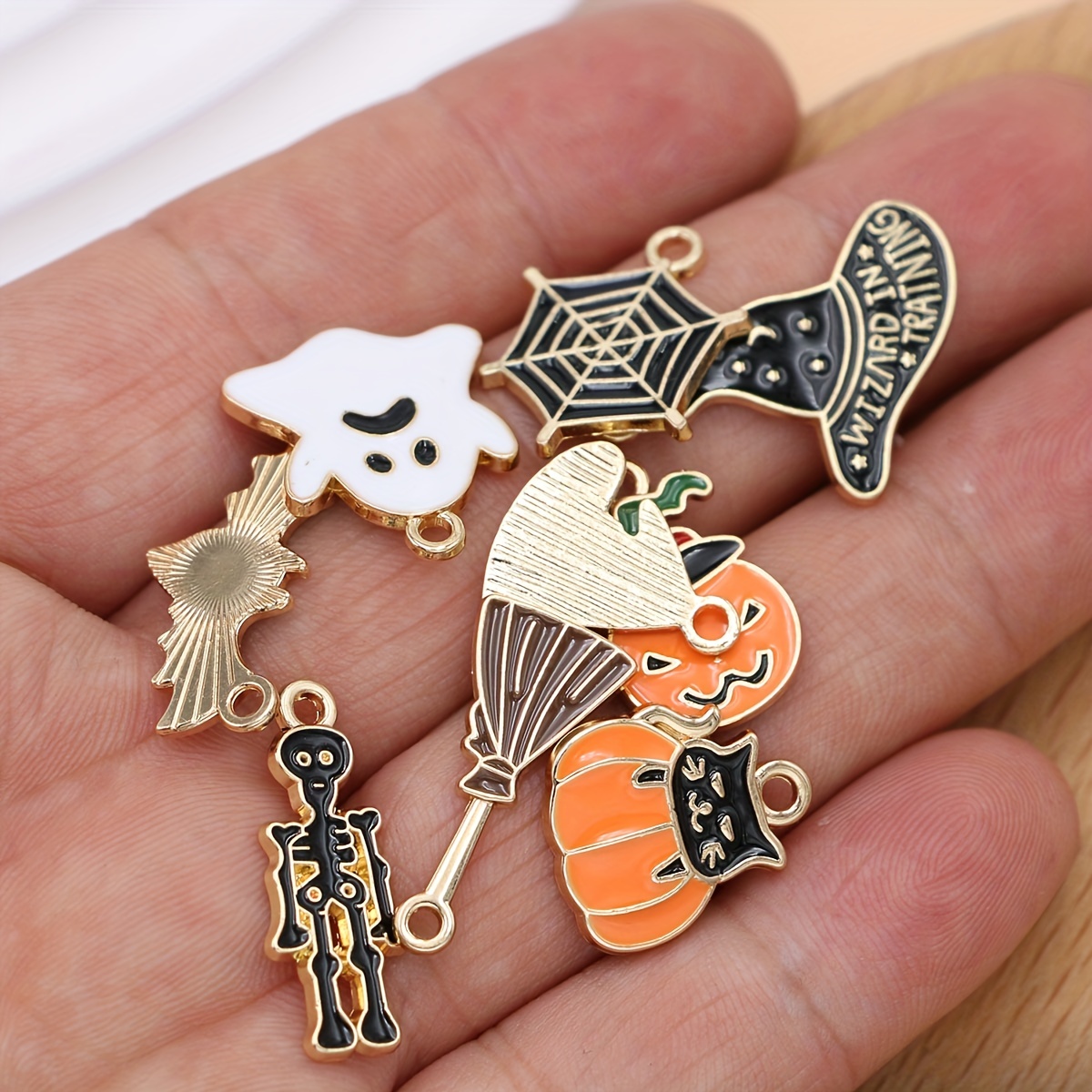 Halloween Pendants, Spider Pendants, Pendant Jewelry