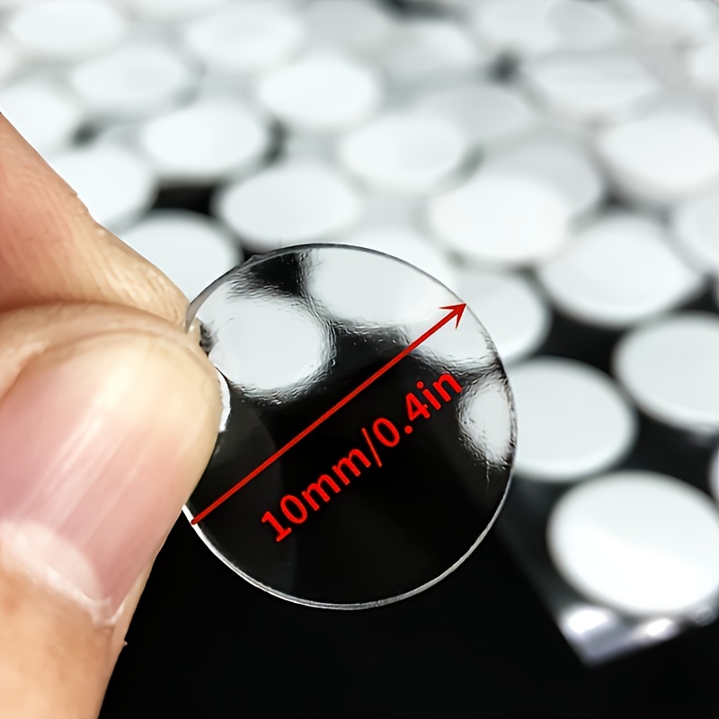 SoeKewo Double Sided Sticky Dots Transparent Stickers Super Sticky Tack No  Traces Mounting Adhesive Putty for Poster DIY Crafts Home Office and More -  Round 0.8, 270 Pcs 