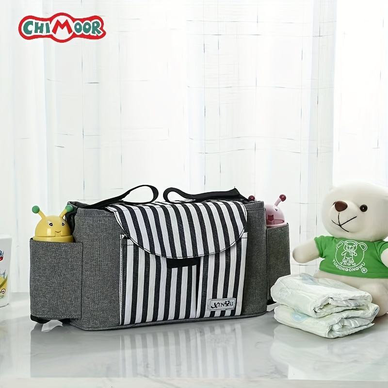 Functional Large Capacity Diaper Bag, Muti-pocket Organizer, Portable  Nursery Storage Bag For Travel - Temu