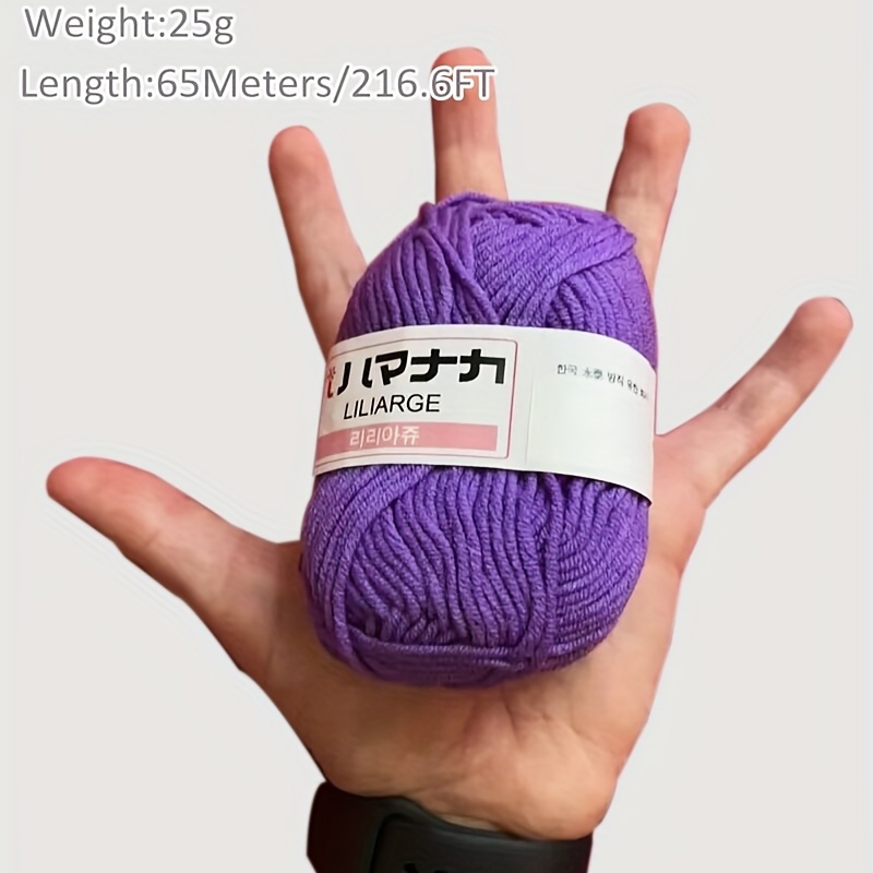 Soft Cotton Knitting Wool Yarn - Thick Yarn Fiber for DIY Sweater (Color :  56)