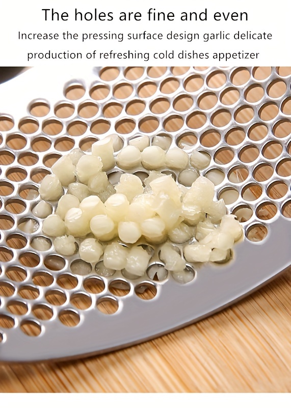 GarlicMaster™ Stainless Steel Garlic Press Crusher – Heanvenly Kitchen