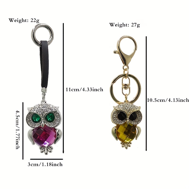 Einemgeld Schlüsselanhänger Schlüsselanhänger für Damen, Auto- Schlüsselanhänger, Kristall