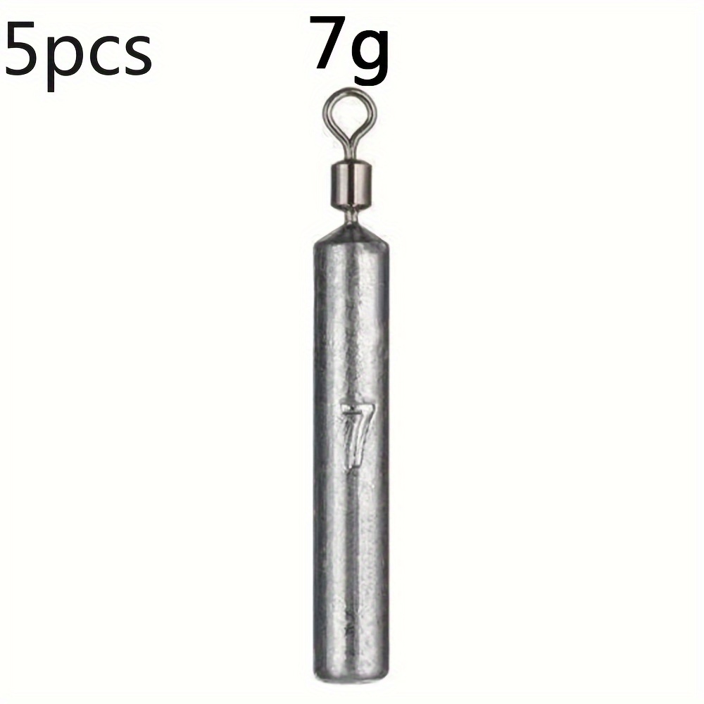 10pcs/lot Fishing Sinker Bullet Weights 5g 7g 10g 14g Fishing Weight  Sinkers With Swivel Fishing Accessories - AliExpress